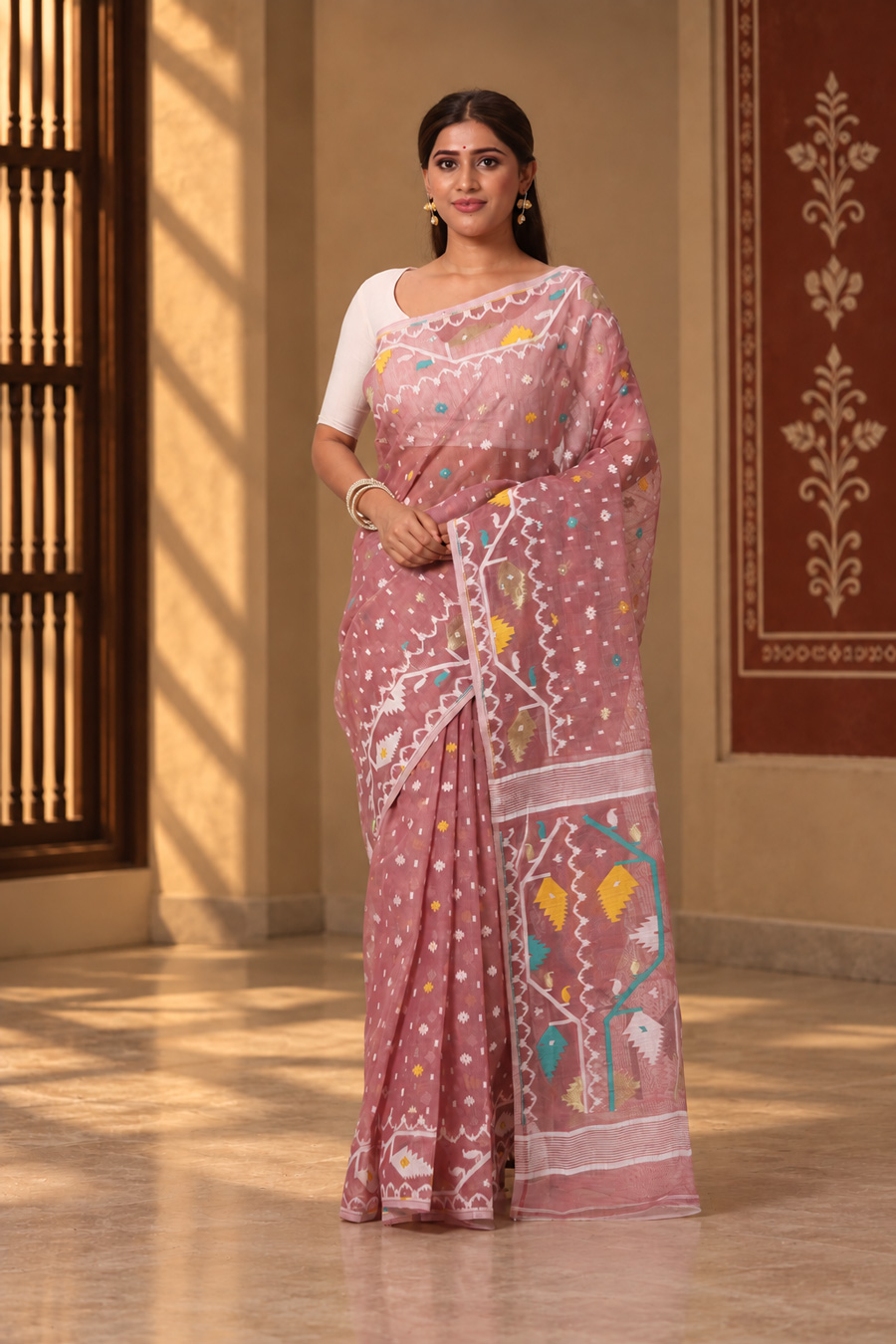 TUFANGANJ JAMDANI SAREE