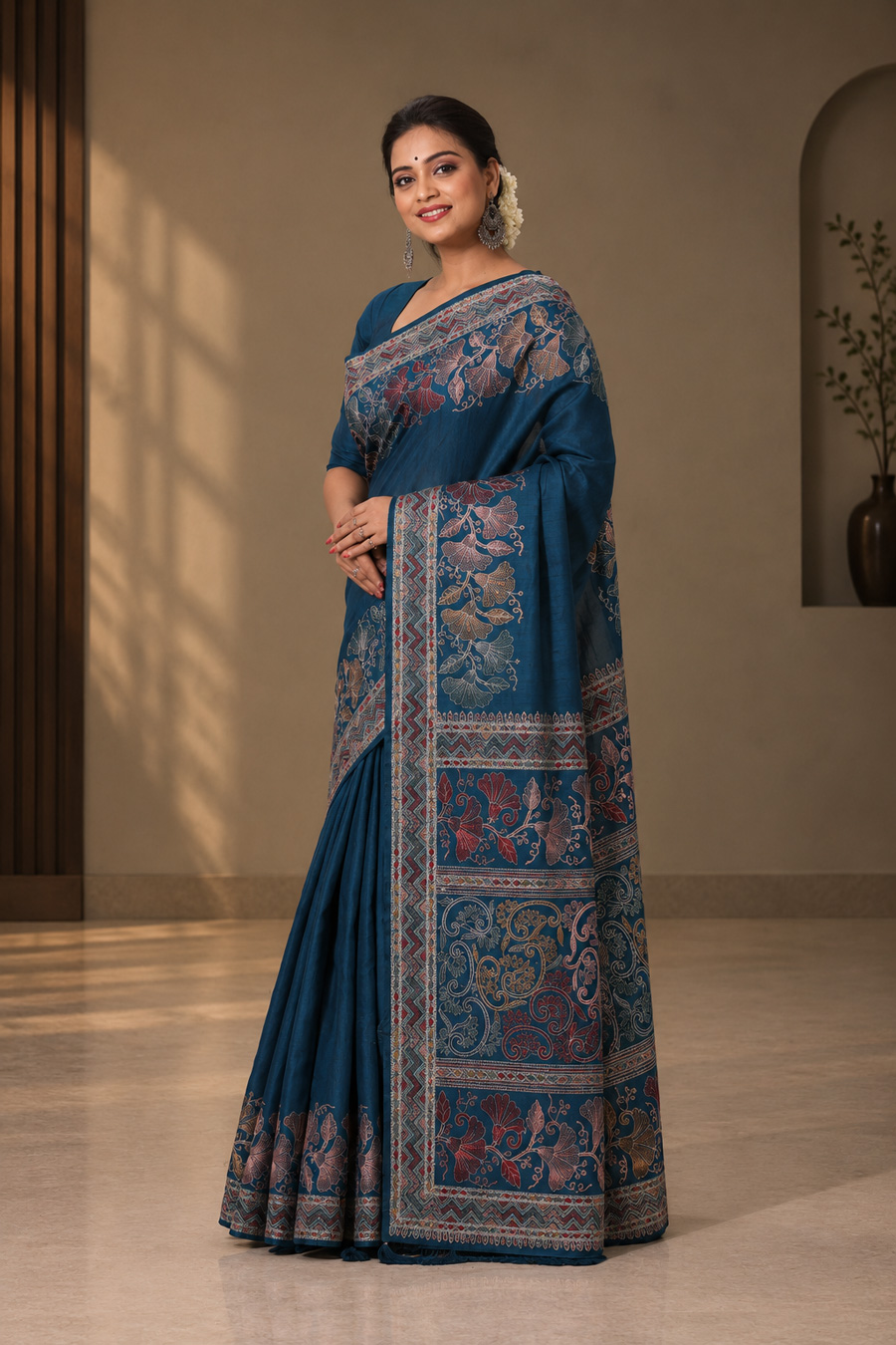 TASSAR EMBROIDARY WORK SILK